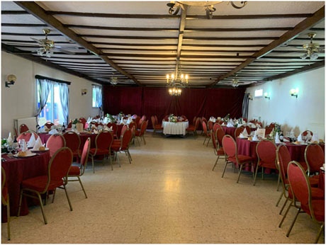 Notre salle à Boigneville, cadre parfait pour vos réceptions.